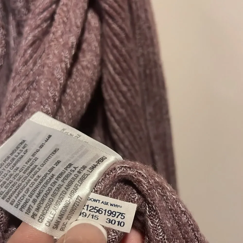 American Eagle- Don’t Ask Why Line- Made in Italy Purple True Wrap Dress- O/S - Picture 7 of 7